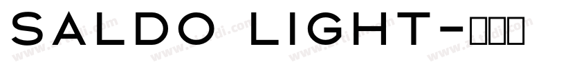 Saldo Light字体转换